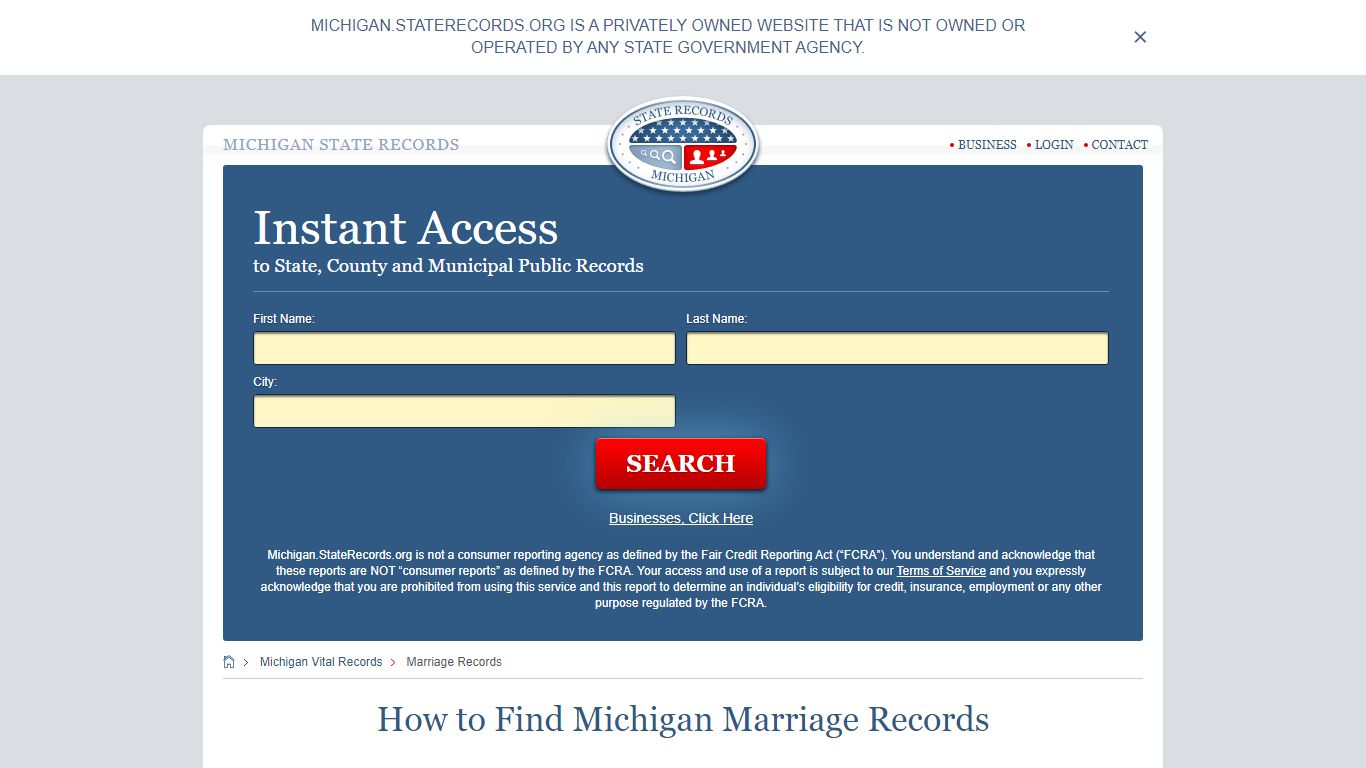 How to Find Michigan Marriage Records